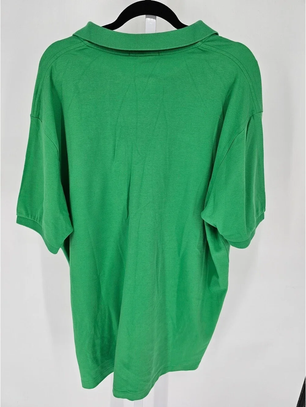 Polo Ralph Lauren Mens Sz XXL Short Sleeve Polo Shirt Green w/ Pink Pony